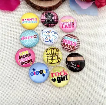 

12mm Time Gem Glass BRADS Europe America Accessories Patch Personality Label Crystal Jewelry Scrapbooking Accessories Wholesale