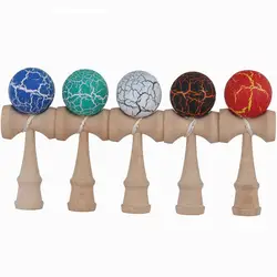 5 цветов шар Kendama 18,5 см деревянные кэндама умелые мячик для жонглирования игрушки професси японский учебно шар Kendama игрушки