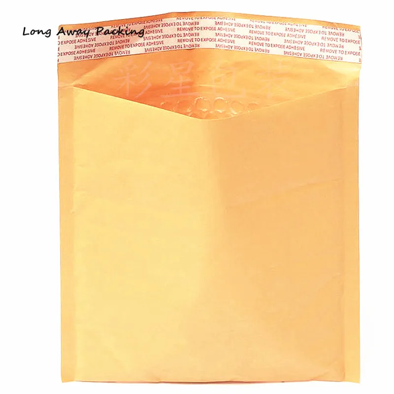 10pcs/LOT Yellow Colored Manufacturer Kraft bags bubble mailers padded