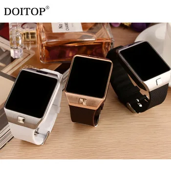 DOITOP DZ09 Smart Watch With Camera Anti-lost Pedometer Bluetooth SMS Wristband Watch SIM Card MP3 Player Dial Call Smartwatch