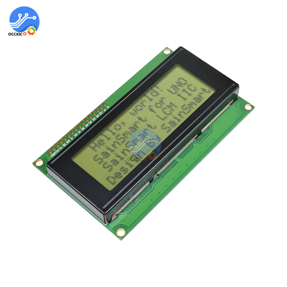 ЖК дисплей LCD2004 IIC/I2C 2004 дюйма 20x4 5 В Желтый экран IIC I2C для arduino панель|lcd display screen|lcd