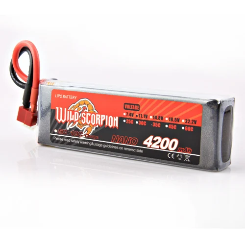 1 шт. Wild Scorpion RC 11,1 В 4200 мАч 35C Lipo батарея для RC Дрон Квадрокоптер вертолет автомобиль самолет