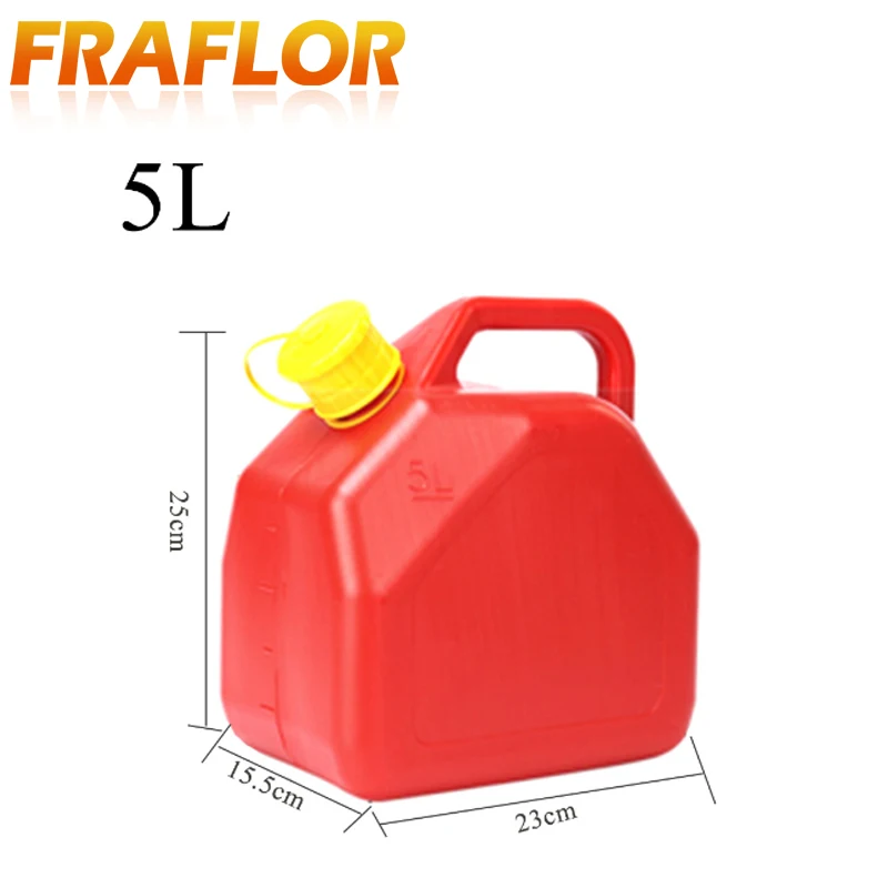5L 10L Fuel Tank Jerrycan Water Tank Oil Gasoline Diesel Storage Can Spare Tank Plastic Petrol Barrel Car Motorcycle Truck