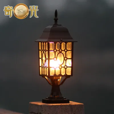 outdoor decorative columns garden pillar lights wall mounted post light waterproof die casting aluminum black - Outdoor Decorative Lights outdoor decorative columns garden pillar lights wall mounted post light waterproof die casting aluminum black - Outdoor Decorative Lights