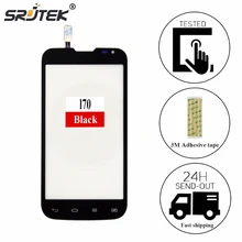 Дешевые Srjtek 4,5 «для LG L70 Dual Sim карты D325 Сенсорный экран планшета Сенсор Стекло объектив Панель для LG L 70 D 325 Экран