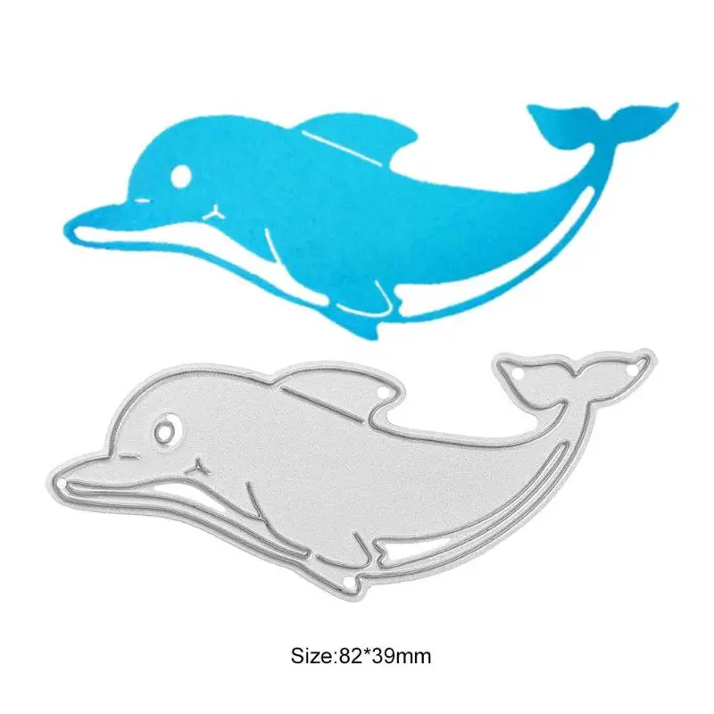 Милый Дельфин DIY вырезание трафареты животное тиснение для скрапбукинга ремесло альбом конверт для фото приглашение Декор DIY бумажные карты