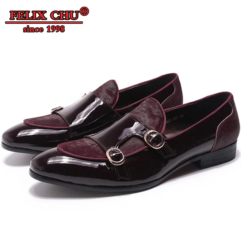 

ITALIAN FASHION MEN CASUAL SHOES LEATHER OFFICE BLACK RED SHOES DOUBLE MONK STRAP LOAFERS MEN CASUAL MEN WEDDING DRESS SHOES