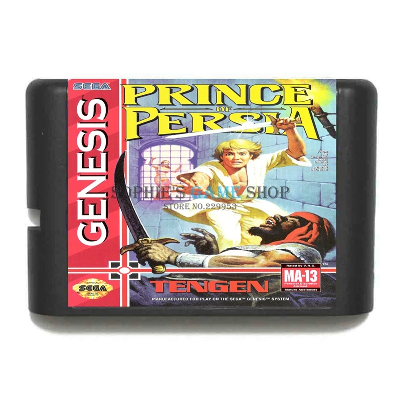 Игровой картридж принца персии новейшая 16 битная игровая карта для Sega Mega Drive / Genesis