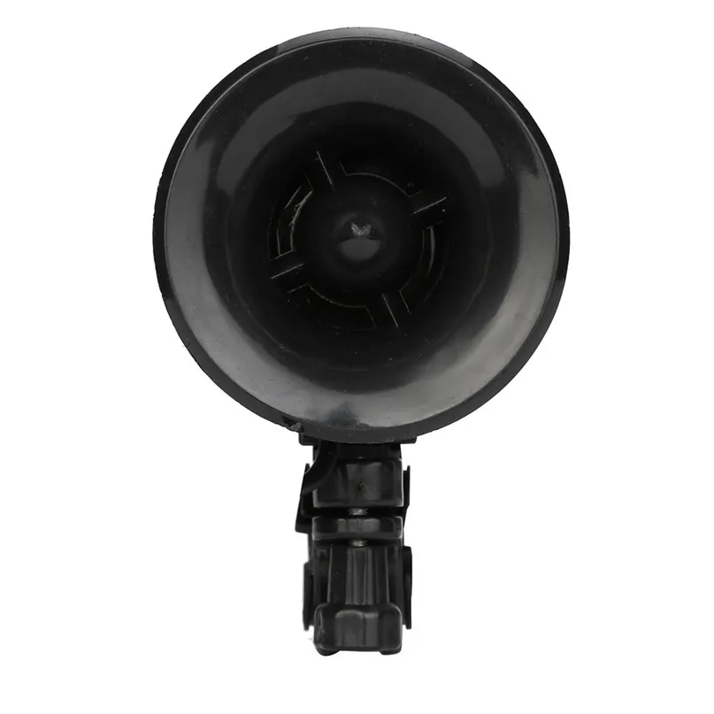 Ultra Loud Bike Horn Bicycle Call Speaker Black Electronic Bicycle 6Sounds Alarm Bell Bike Siren Horn bicycle accessories #2M25 (5)