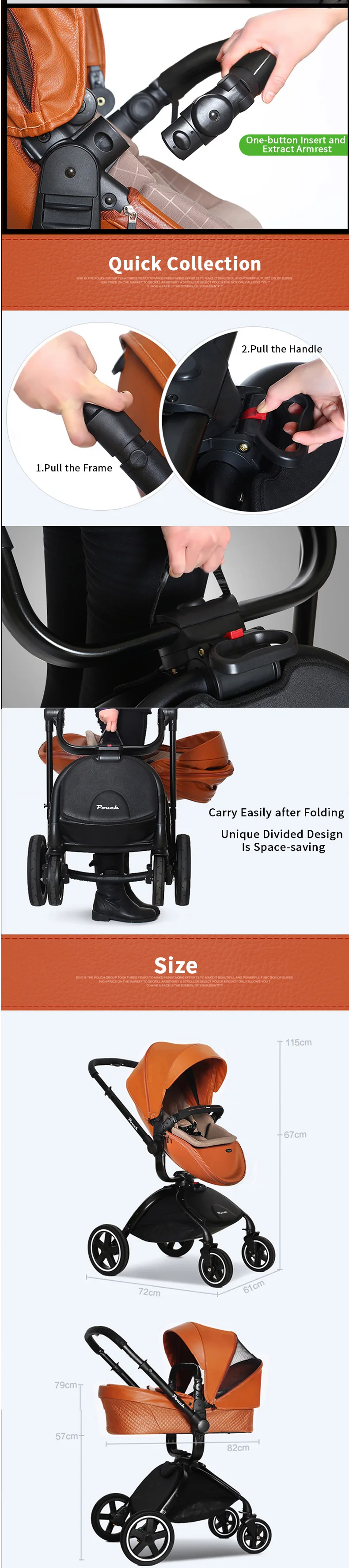 pouch stroller review