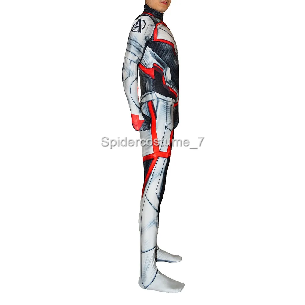 The Avengers 4 Cosplay Costumes 3D Print Lycra 2019 Avengers Endgame film Quantum Realm Team Bodysuits Custom hot