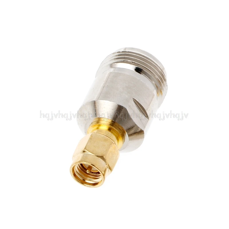 

N Female Jack to SMA Male Plug RF Coax Adapter Convertor Straight Nickel Plated JUL04