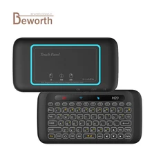 H20 беспроводная клавиатура с подсветкой полный экран тачпад ручной пульт дистанционного управления Мини 2,4G Fly Air mouse для ноутбука X96 Mini Android