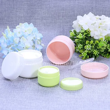 

25pcs Empty Cosmetic Jar Containers Cream Lotion Bottle White 100 ml