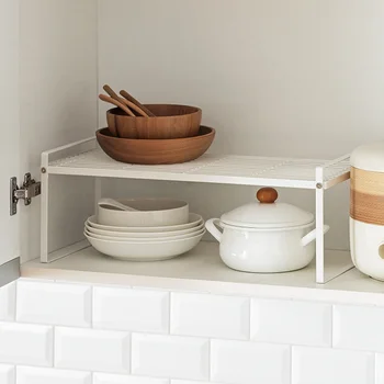 

Kitchen wrought iron layered shelf bowl pot storage rack seasoning bottle shelf storage rack wx10101652