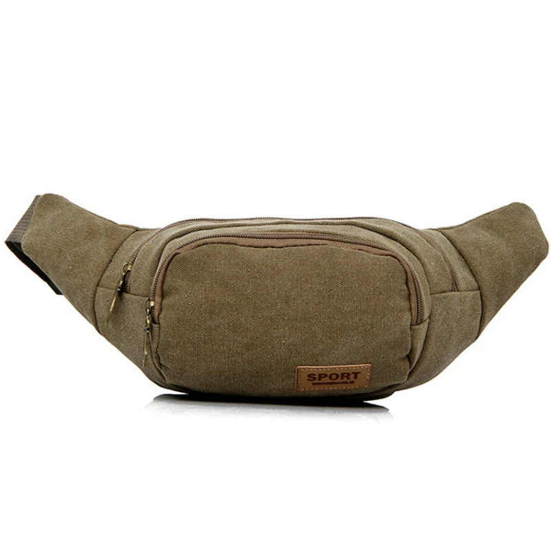 

Women Mens Cycling Waist Pack Canvas Fanny Pack Bum Bag