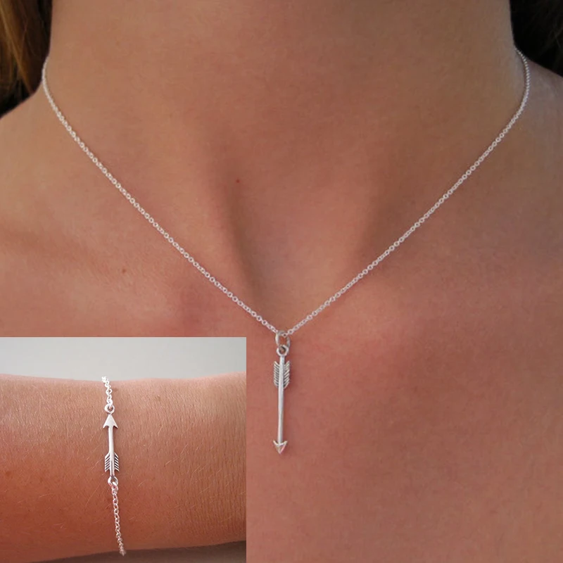 Arrow necklace Gold-plated necklace For Women Valentine’s day gifts XL285
