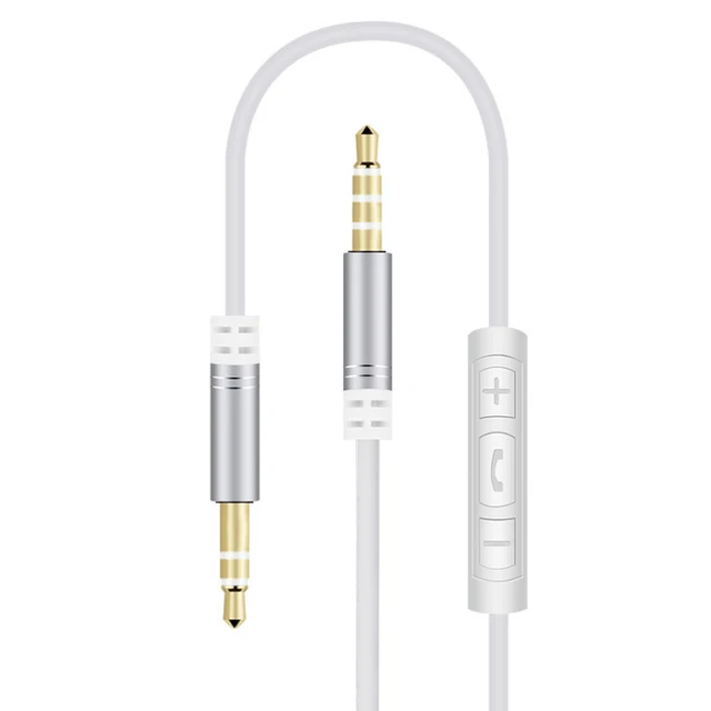 AUX Audio Cable with Mic and Volume Control Handsfree for iPhone iPad