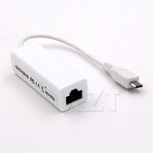 Micro USB для lan карты разъем для планшета 2,0 5 Pin 10/100 Мужской RJ45 Женский Ethernet LAN сетевой адаптер карты