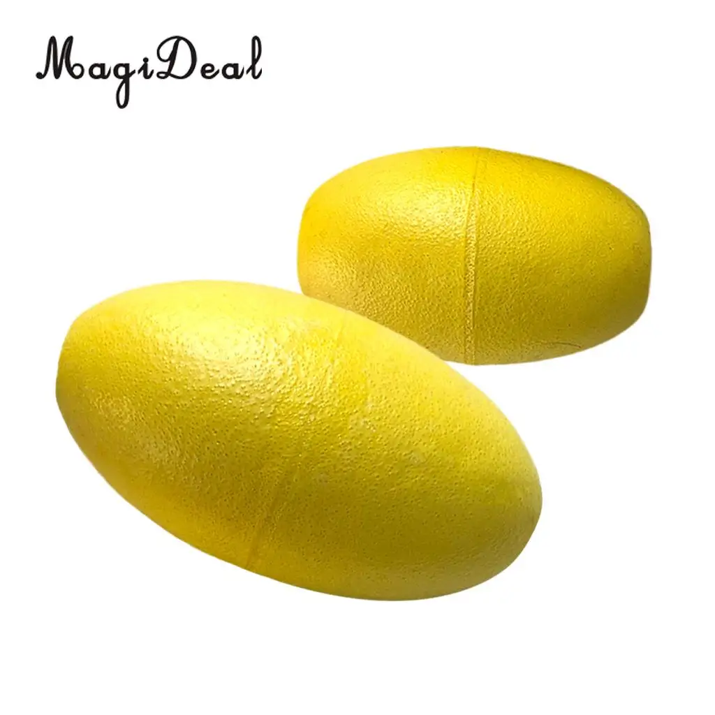 2 Pieces Lightweight Yellow EVA Floating Kayak Canoe Boat Drift Anchor Float Buoy for Water Sports Dinghy Yacht Accessories