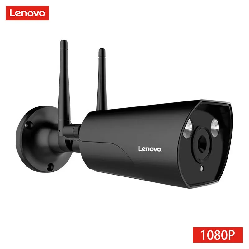 LENOVO dual antenna IP camera ONVIF 1080P Outdoor Waterproof CCTV Camera HD Night Vision Wifi Wireless Surveillance camera