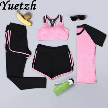 

New yoga suit women gym fitness wear Russian outdoor tracksuit sport running suit sportswear climbing hiking clothes wear