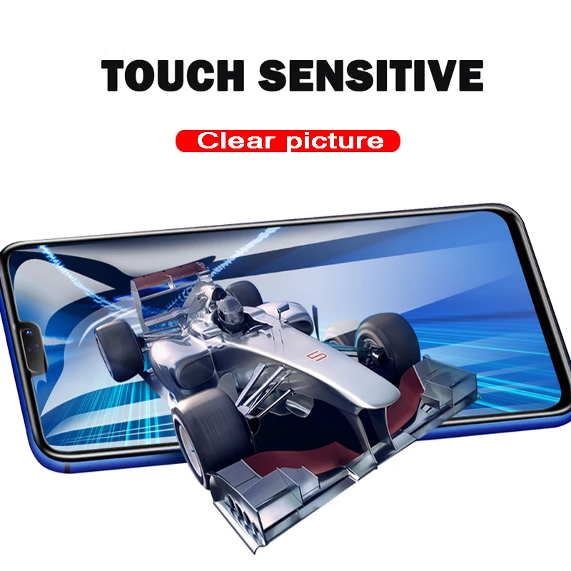 Black Tempered Glass For Huawei P10 Plus P9 Lite 2016 Mate 9 10 Screen Protector Film For Honor 8X 8C 10 6X Screen Y9 2019 Film (3)