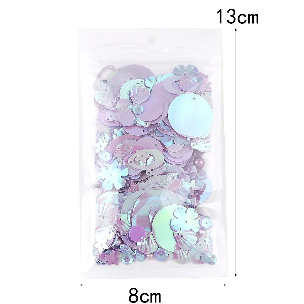 30 г мини ПВХ перфорация Круглый Многоцветный пластик свободные блестки шитье