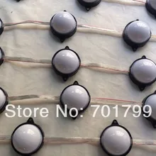 56 мм диаметр WS2811 светодиодный пиксельный модульный, инжекторного типа, 1,44 Вт, 6 шт. внутренние светодиоды, DC12V вход; IP68; молочное покрытие