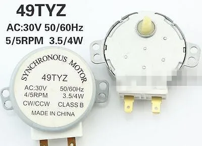 

beautiful/haier Microwave Oven Synchronous Motor 3.5/4W AC 30V 4/5RPM 49TYZ