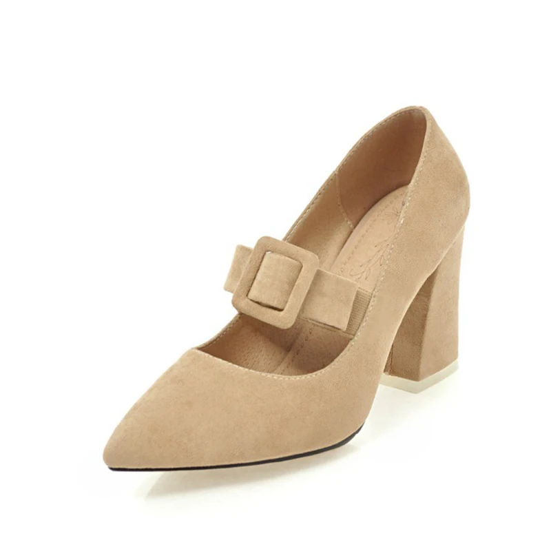 Thick High Heels Single Brand Ladies