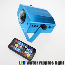 portable mini water wave ripples laser stage lighting lights RGB Adjustment DJ Party Home Wedding Club Projector with remote