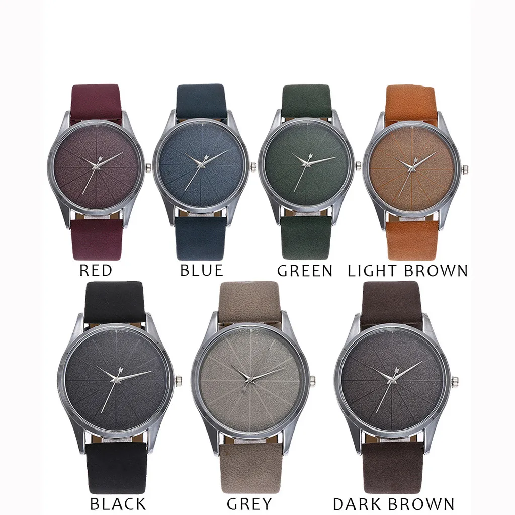 Женские наручные часы Reloj Mujer модные простые с кожаным ремешком бизнес подарок