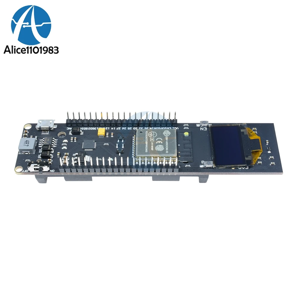 ESP32 ESP8266 0 96 дюймов OLED дисплей WiFi Bluetooth модуль 18650 литиевая Защита аккумулятора