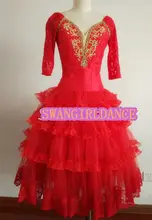 Spanish dance costume red girls giselle ballet tutu dress Don Quixote ballet dress professional adultSB0014
