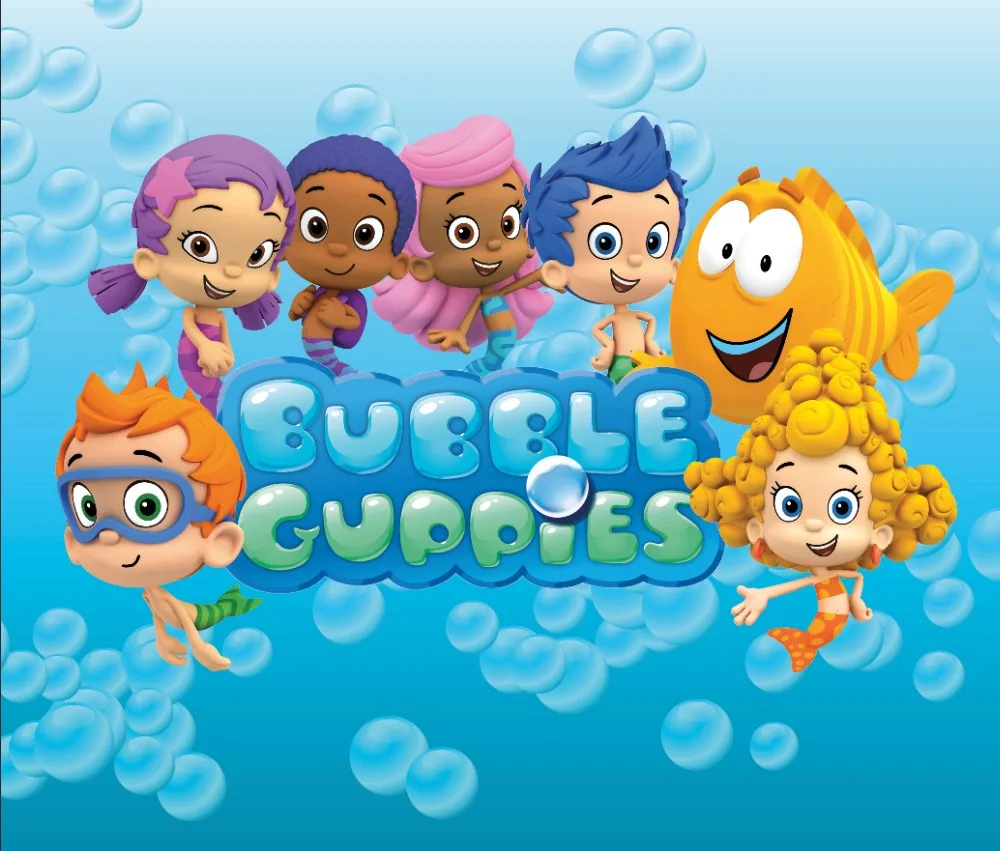 7x5FT Bubble Guppies под морем пользовательские фотостудия фон винил 220 см x 150 см