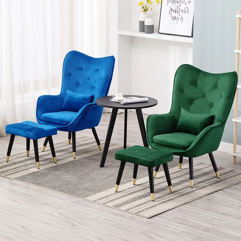 photo Small Lounge Chairs For Living Room lazy couch nordic single small sofa balcony lounge chair bedroom living room lazy chair modern minimalist sofa chair
