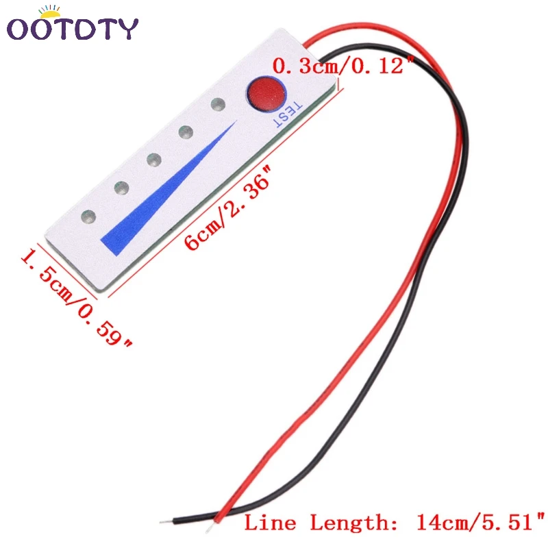 12 V литиевая батарея Емкость панель тестера Электрический дисплей питания индикаторная доска