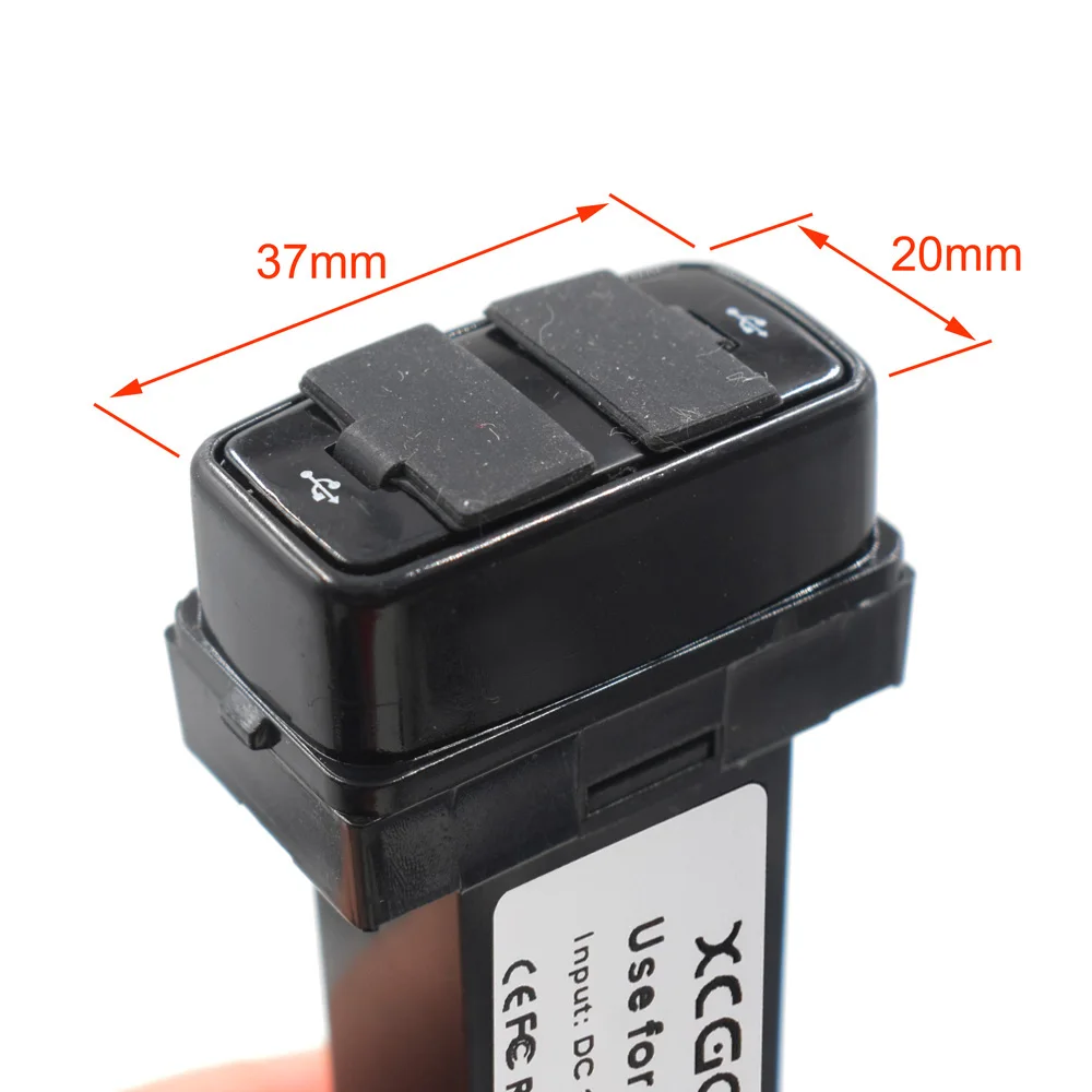 XCGaoon Специальный 5V 2.1A 2 USB разъем для автомобильного зарядного устройства MITSUBISHI DC