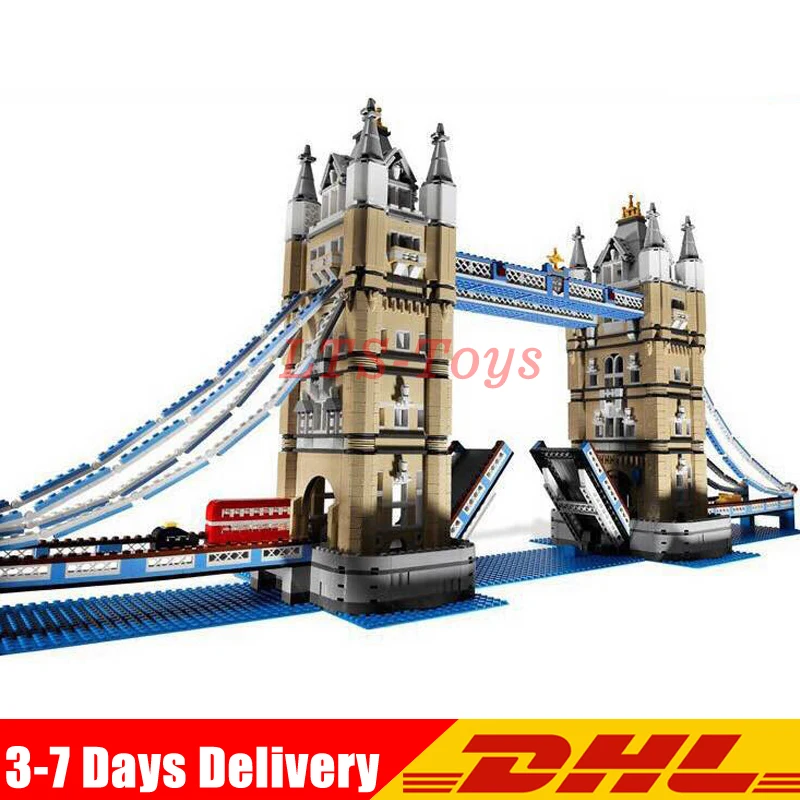 

DHL Lepin 17004 4295Pcs Creator Expert London Tower Bridge Model Building Blocks Bricks Toys Gift Compatible Legoed 10214