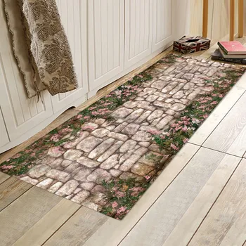 

Various Wonderful Patterns Printing Comfortable Polyester Bath Carpet Home Bedroom Kitchen Mat Room Rug Decoration 40x120cm