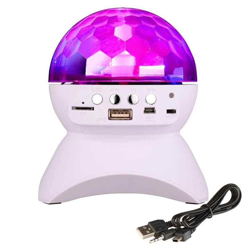 Bluetooth Disco Ball Home Party Light Speaker Kid Christmas Gift DJ
