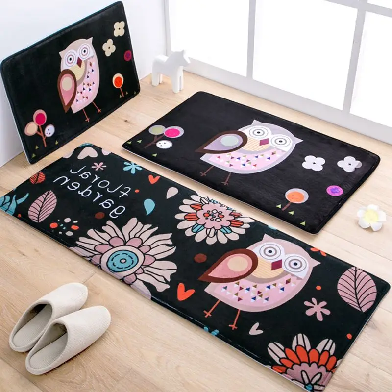 aliexpress : buy 50x80+45x120cm/set cartoon owl kitchen mat aliexpress : buy 50x80+45x120cm/set cartoon owl kitchen mat