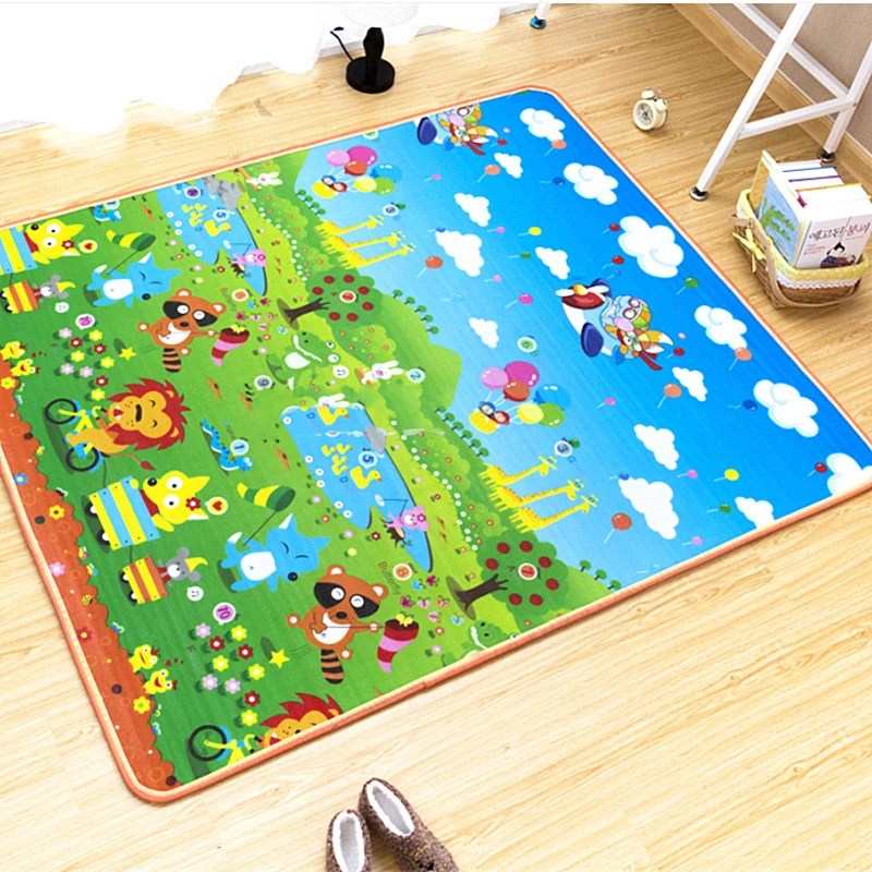 Baby Play Mat 200cm X180cm X0.5cm Developing Mat for Children Foam Carpet Puzzle Baby Playmat Creeping Foam Play Mats for Kids  