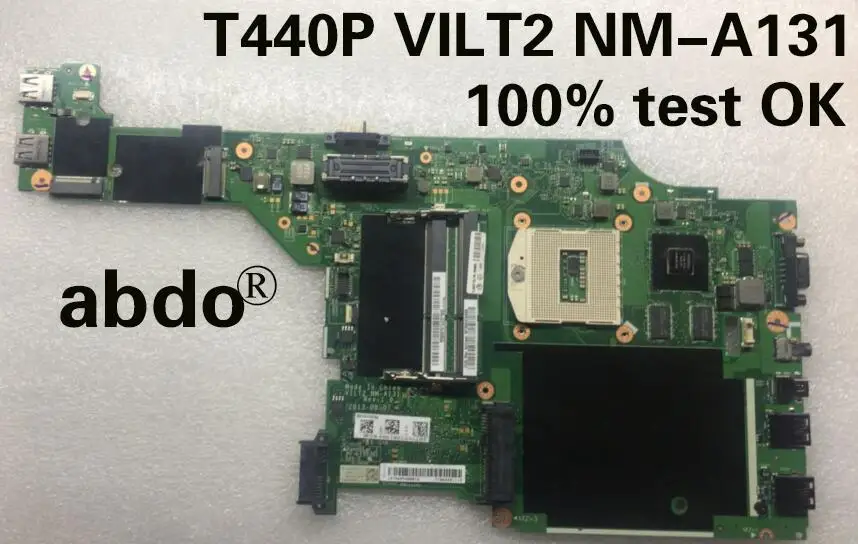 VILT2 NM-A131 подходит для lenovo Thinkpad T440P Материнская плата ноутбука 00HM981 00HM983 04X4086 00HM99 GPU GT730M test wor