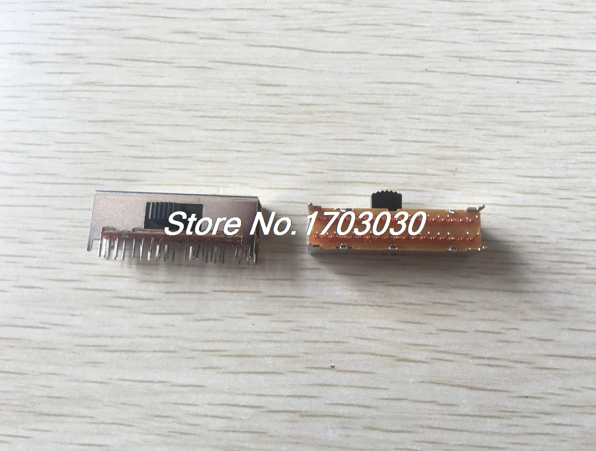 

5 Pcs x Panel PCB 30 Pin 4 Position 6P4T Mini Slide Switch Side Knob 0.5A 50V DC