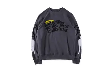 

Kanye West Hoodies Men 1:1 High Quality KID SEE GHOSTS FREEEE Wings Print Cotton Sweatshirt Streetwear Hip Hop Kanye West Hoodie