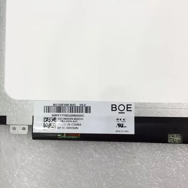 15 6 &quotIPS матрица ноутбука светодиодный ЖК-экран NV156FHM-N43 V8.0 для Dell 0MN98N 1920X1080 FHD