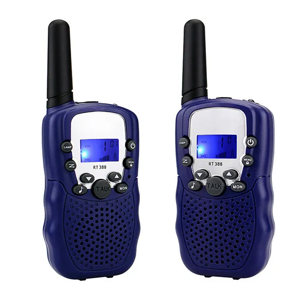 Ipiggy 2 шт. мини иди и болтай Walkie Talkie дети радиостанция RT388 0,5 Вт PMR PMR446 FRS UHF Портативный радио коммуникатор в подарок