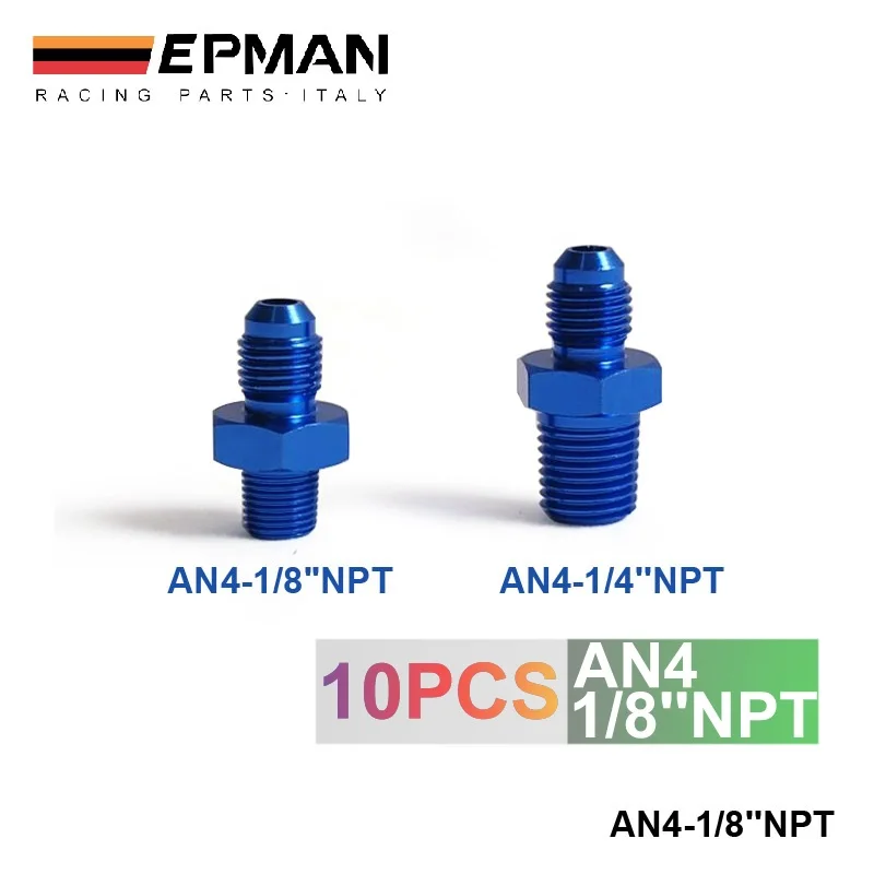 Oil cooler fitting  (blue,H Q) TK-FITTING AN4-1/8